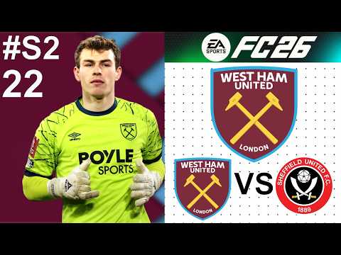 EA FC 26 West Ham United Road to Glory Career Mode Season 2 Episode 22 No Commentary