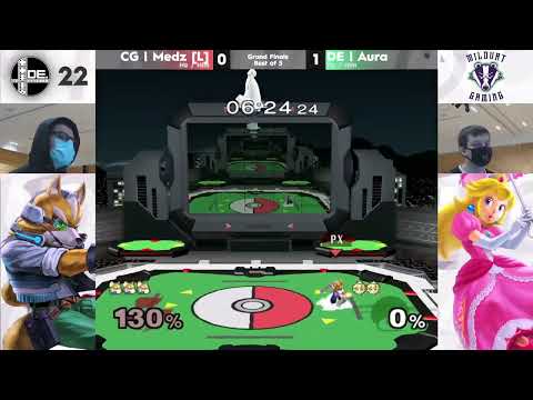 DE | Aura (Peach) vs. Medz (Fox) | Domino Effect 22 Melee Singles Grand Final