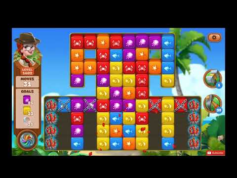 Lost Island Blast Adventure Level 1402 NO BOOSTERS - A S GAMING ✔