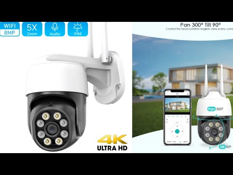 Камера видеонаблюдения с автоотслеживанием ANBIUX 5MP CCTV camera with auto tracking