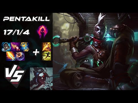 JUNGLE Ekko vs Kayn [PENTAKILL] - NA Grandmaster Patch 25.21