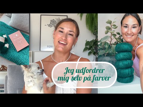 Jeg udfordrer mig selv på farver! - Kreaknit strikkepodcast Ep. 15
