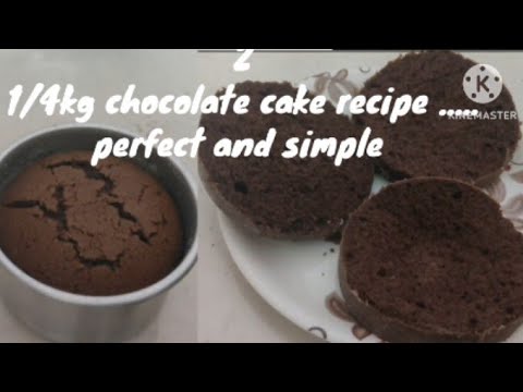 Simple and basic chocolate cake sponge recipe 