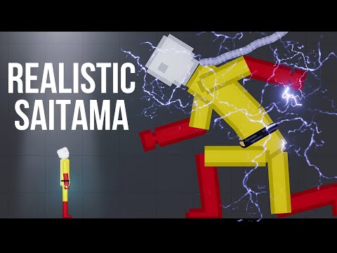 SAITAMA vs REALISTIC SAITAMA - Which is OP ? [People Playground 1.26 beta]