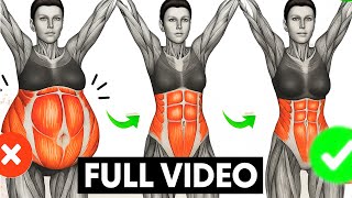 30-Min Standing Workout to Burn Belly Fat Fast | Lose Stubborn Weight Quickly at Home - No Equipment