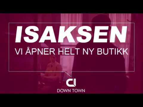 Isaksen åpner sin nye butikk på Down Town