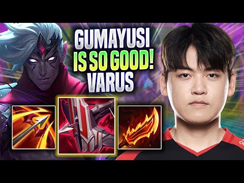 GUMAYUSI IS SO GOOD WITH VARUS! - T1 Gumayusi Plays Varus ADC vs Caitlyn! | Season 2022