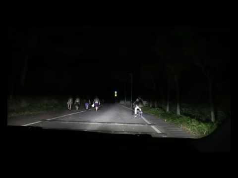 LED EAGLE - How Bright are the LED Headlights at Night?