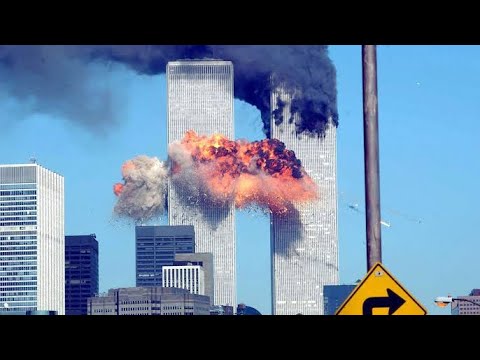 911 very very rare footage of both planes hitting the twin towers