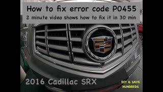 Cadillac SRX Error Code (P0455) - Easy DIY Fix: EVAP Canister Purge Control Valve Replacement!