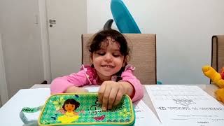 fazendo tarefa da escola: a letra N