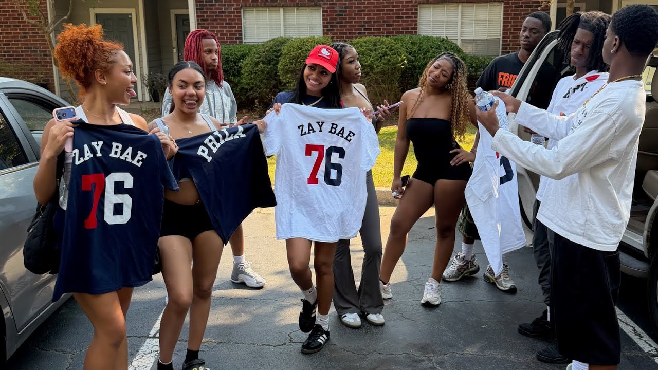 Mariah shows up to the Apartments with matching Isaiah shirts for Six Flags