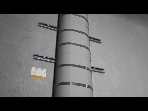 Mounting of cable bandage PYROWRAP® – OBO Bettermann