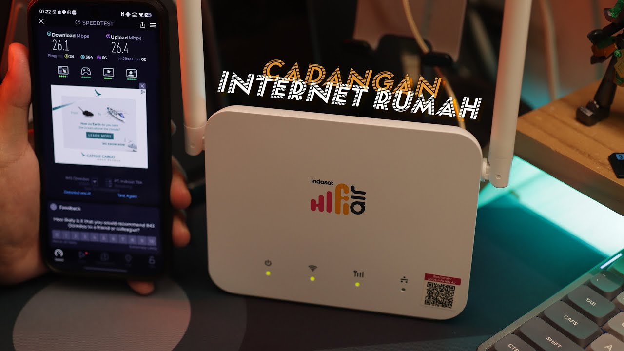 WAJIB Punya buat Cadangan di Rumah! Router 4G 200-RIBUAN, Bisa Tri/Indosat/XL/Axis