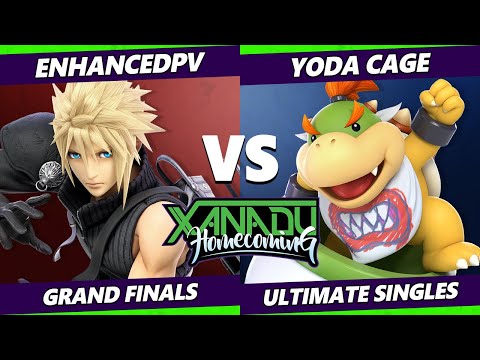 Xanadu Homecoming GRAND FINALS - enhancedpv (Cloud) Vs. Yoda Cage [L] (Bowser Jr.) Smash Ultimate