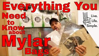 Everything You Need to Know About MYLAR Bags & Freeze Dried 