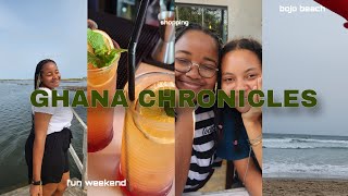 Ghana chronicles| catch up vlog, UG open day, fooood, bojo beach, football match