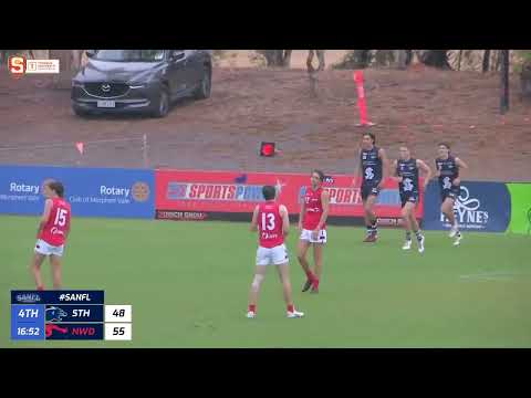 Rd 1 Torrens University SANFL U18s - South's Sid Draper soccers out of mid-air