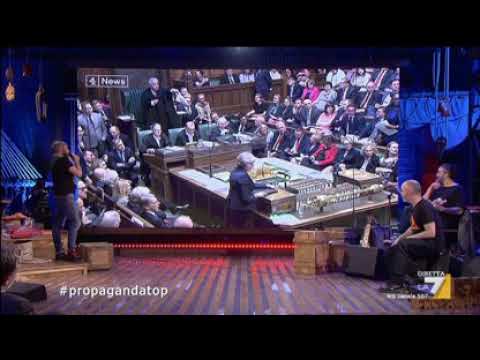 Fabio Celenza doppiaggio dal vivo a Propaganda Live 18/5/2019