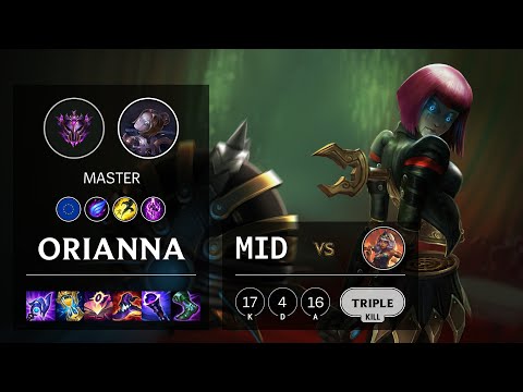 Orianna Mid vs Qiyana - EUW Master Patch 11.15