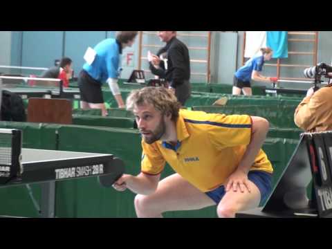 Andreas Ball TTC Kist vs Thorsten Seuz Bayerische Tischtennis Meisterschaften 20110115 Regenstauf 16