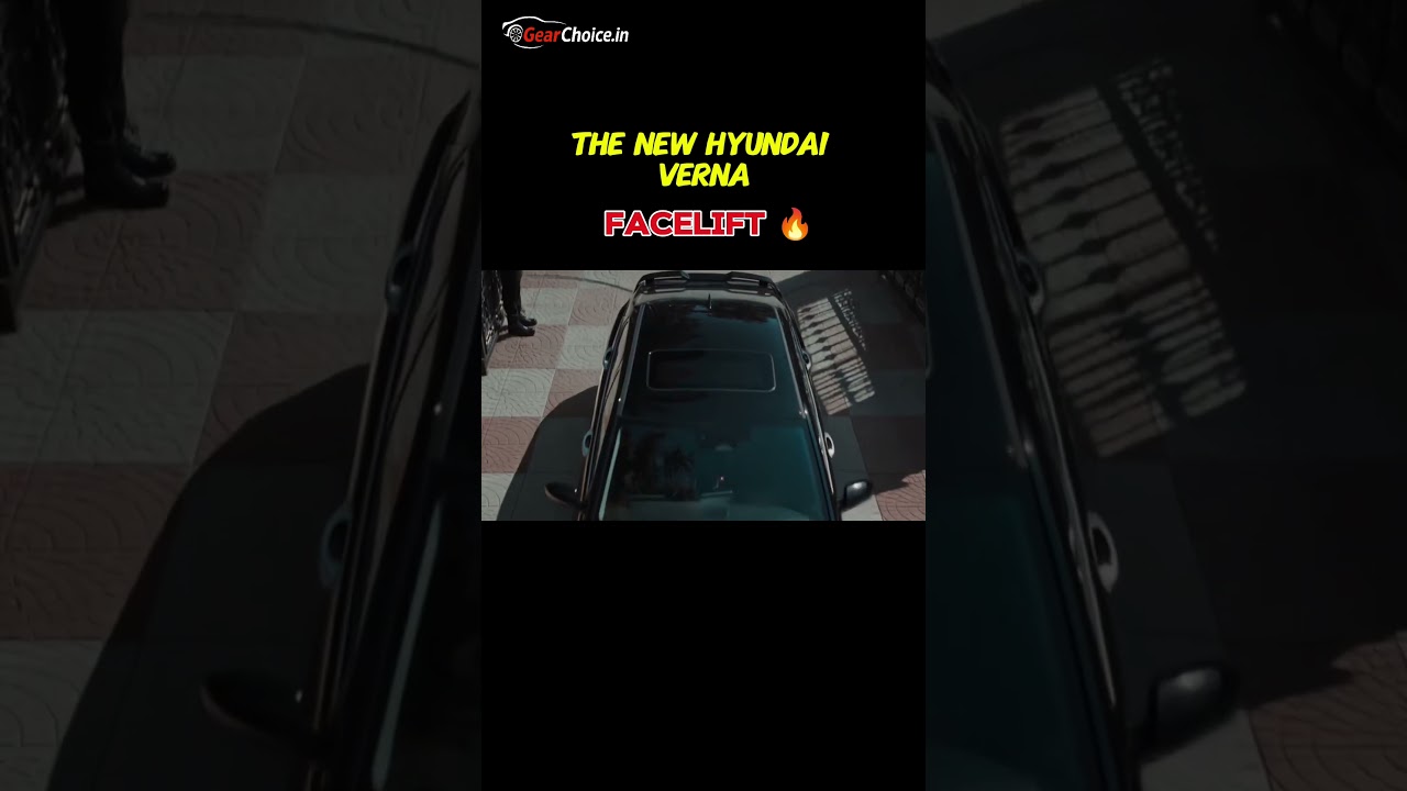 New Hyundai Verna Facelift 2026 🔥 First Look | New Design & Features