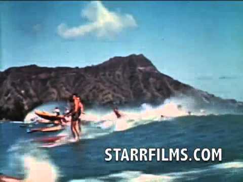 Duke Kahanamoku Surfing 1939 COLOR Stand Up Paddleboard SUP