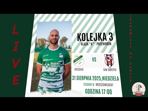 CRESOVIA KRZECZOWICE - SAN GORZYCE MECZ KLASY "A" 3 KOLEJKA 2025/26.