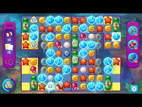 Fishdom 7010 Super Hard Level - 14 moves - NO BooSTERS