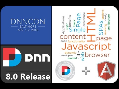 DNNCon, DNN 8.0 Release & SPA Module Development