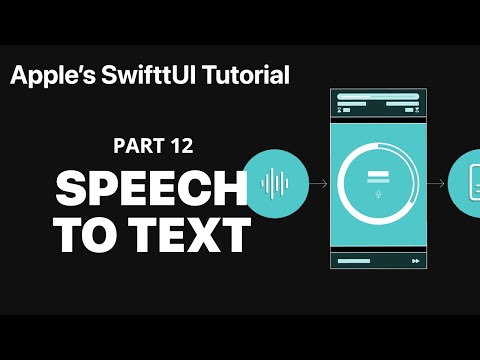 Transcribing Speech to Text- Following Apple's SwiftUI tutorial PART 12 thumbnail