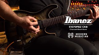 Video thumbnail for Ibanez S1070PBZ CKB Playthrough | New for 2024! by Modern Musician