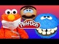 Cookie Monster Gets Teeth By Play Doh Doctor Drill N Fill Playset Sesame Street Elmo Dentist