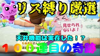 【住民厳選】リス縛り離島ガチャ通算１００連目の奇跡！離島ガチャに天井は実在した！？【あつ森】【あつまれどうぶつの森】