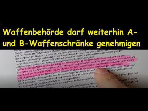 Wie begründet man einen Härtefall zur Waffenaufbewahrung für A- und B-Waffenschränke