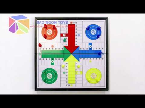 Trò chơi gia đình board game cờ cá ngựa tích hợp nam châm, có thể gấp gọn giúp bé vui chơi và phát triển trí tuệ - BAO NGON TOYS - DG348