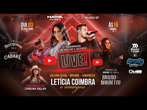 LIVE LETÍCIA COIMBRA E AMIGOS - BRUNO E BARRETTO