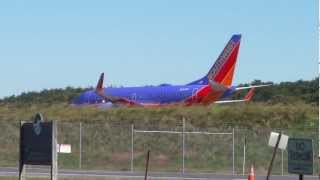 preview picture of video 'Southwest Airlines Takeoff - BWI Observation Park'