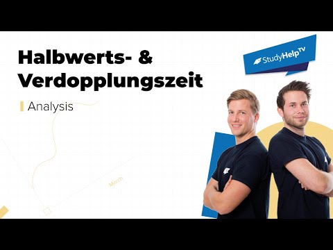 Understanding half-life and doubling time | Simply explained | StudyHelpTV