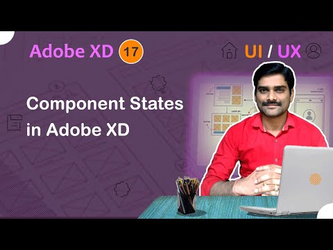 Component States in Adobe XD - Adobe XD Tutorial 17 🚀