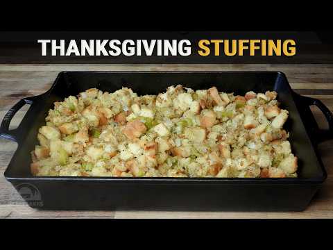 Thanksgiving Stuffing Without a Turkey - Simple & Delicious Oven Recipe