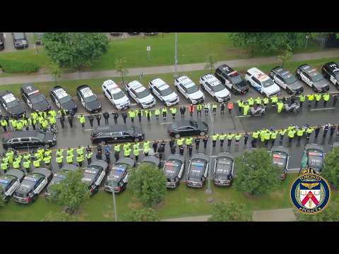 Procession to Funeral Home for Constable Marc Pinizzotto