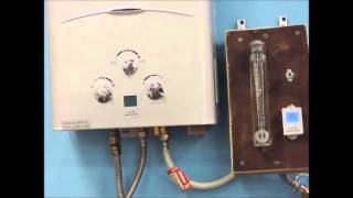 Marey Tankless Power Gas Adjustments & Settings