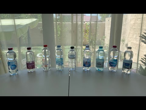9 Popular Bottled Italian Water Brands Testing pH and TDS levels