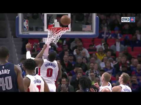 NOT IN MY HOUSE! Drummond BIG REJECTION on Dennis Smith Jr