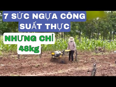 Máy xới AHM chỉ 48kg nhưng công suất đến 7 sức ngựa|Máy nông nghiệp đa năng AHM