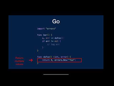 Learn Golang Error Handling from errors package