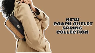 New at COACH OUTLET 2025: Straw & Powder Pink bags for Spring || YellowSparksJoy