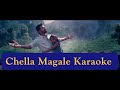 Chella Magale Karaoke | With Lyrics | Jana Nayagan | Anirudh Ravichander |Thalapathy Vijay |HD 1080P
