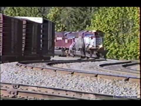 Classic Railroad Series 515 - EMD Demos on SP at Fields, OR September 21, 1996